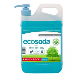 Средство для мытья посуды EcoSoda Original, 2л, 6шт.