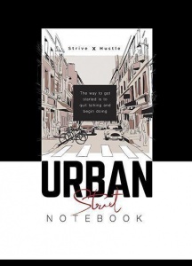 Тетрадь общая 80л, А4 ПЗБМ "Урбан" (клетка, скрепка, мелованный картон)